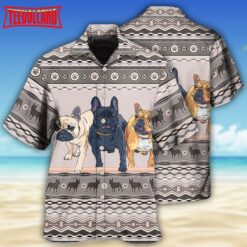 French Bulldog Lovely Pattern Hawaiian Shirt