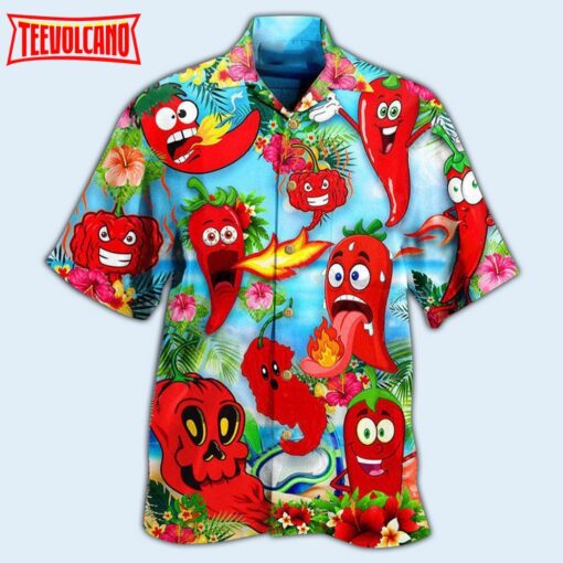 Fruit Chili Peppers Hawaiian Shirt