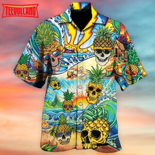 Fruit Pineapple Love Summer Hawaiian Shirt