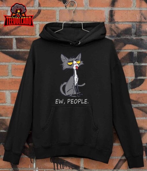 Funny Cat Ew People Meowy Cat Lovers Men Womens Gifts T-Shirt