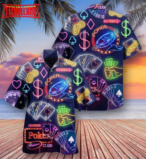 Gambling No Poker No Party Hawaiian Shirt