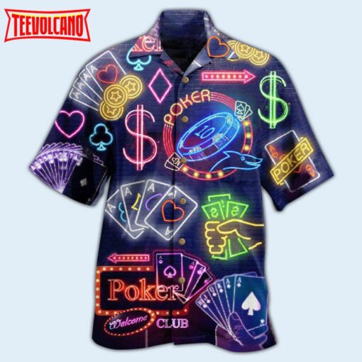 Gambling No Poker No Party Hawaiian Shirt