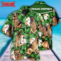 German Shepherd Dog Lover Hawaiian Shirt