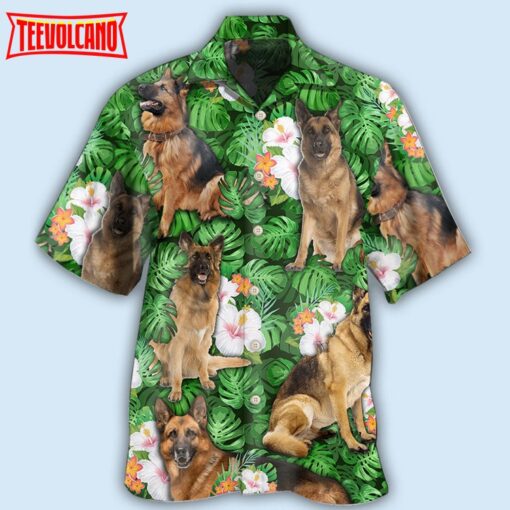 German Shepherd Dog Lover Hawaiian Shirt