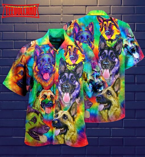 German Shepherd Dogs Love Summer Hawaiian Shirt