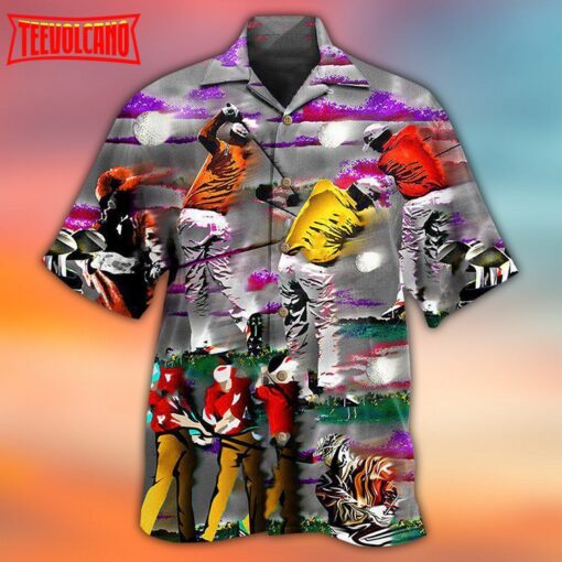 Golf Life Game Golfis Serious Hawaiian Shirt