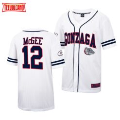 Gonzaga Bulldogs Cade McGee College Baseball Jersey White