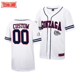 Gonzaga Bulldogs Custom College Baseball Jersey White