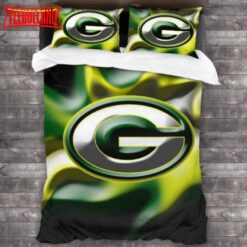 Green Bay Packers Bedding Set Duvet Cover