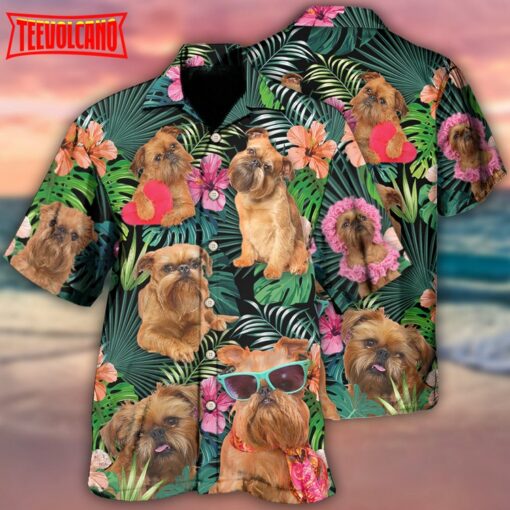 Griffon Brussels Dog Hawaiian Shirt