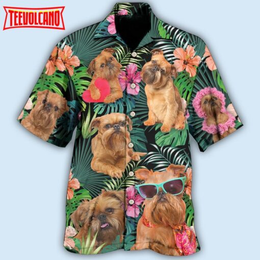 Griffon Brussels Dog Hawaiian Shirt