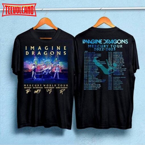 Group Concert 2023 World Tour Music Playlist Double Side Shirt