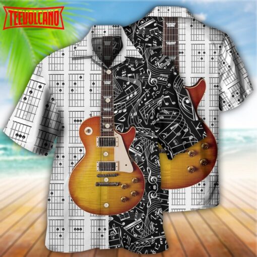 Guitar Bass Guitar Musician Hawaiian Shirt