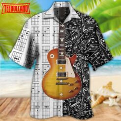 Guitar Bass Guitar Musician Hawaiian Shirt