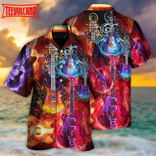 Guitar Lover Acoustic Hawaiian Shirt