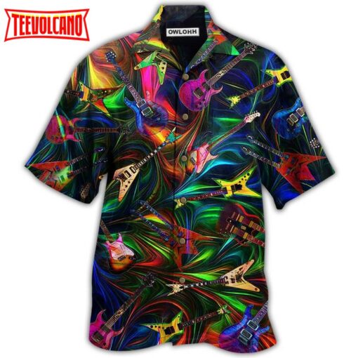 Guitar Music Electric Hawaiian Shirt