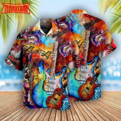 Guitar Music Hawaiian Shirt