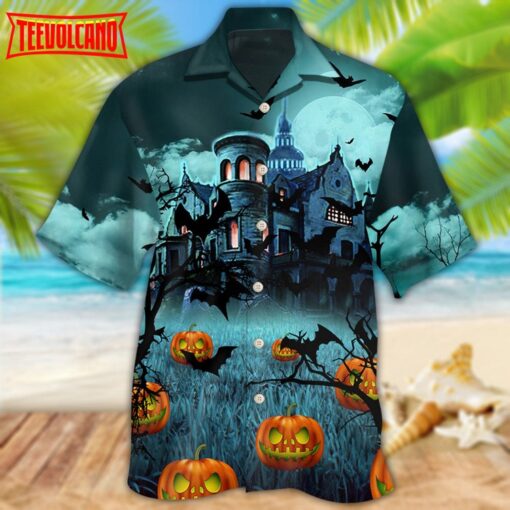 Halloween Night Dark Pumpkin Hawaiian Shirt