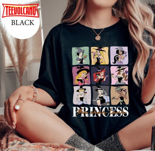 Halloween Princess Eras Tour Shirt, Disney Princess Group Shirt