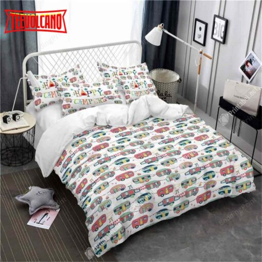 Happy Camper Duvet Cover Bedding Sets