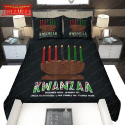 Happy Kwanza Acelebration Of African-American Duvet Cover Bedding Sets