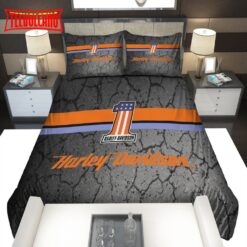 Harley Davidson Number One Symbol Duvet Cover Bedding Sets