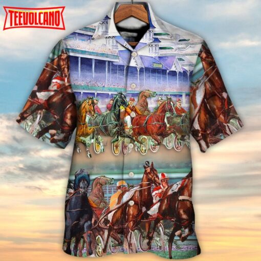 Harness Racing Horse Hawaiian Shirt