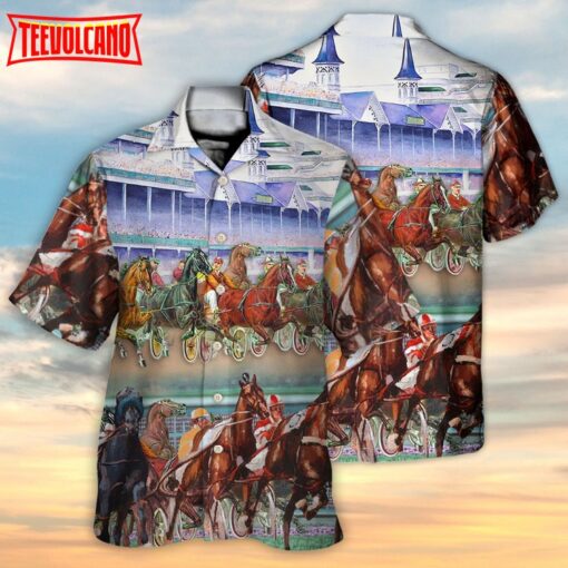 Harness Racing Horse Hawaiian Shirt