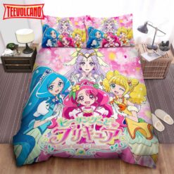 Healin’ Good Pretty Cure Beautiful Magical Princesses Visual Bedding Sets