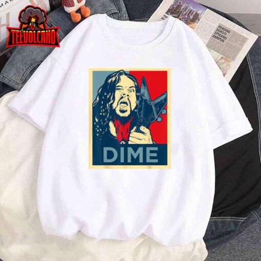 Heavy Metal Hope Poster Dime Dimebag Obama Darrell Guitar T-Shirt