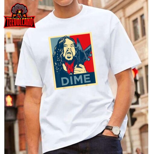 Heavy Metal Hope Poster Dime Dimebag Obama Darrell Guitar T-Shirt