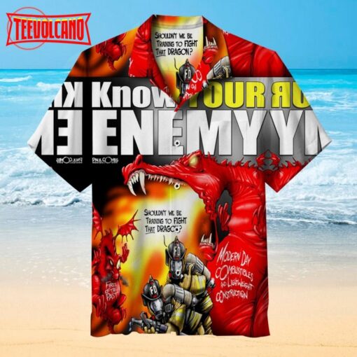 Hero Fire Brigade Hawaiian shirt