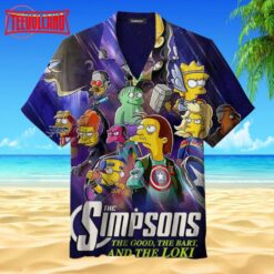 Hero Simpson Hawaiian Shirt