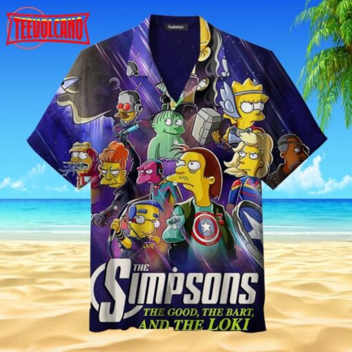 Hero Simpson Hawaiian Shirt