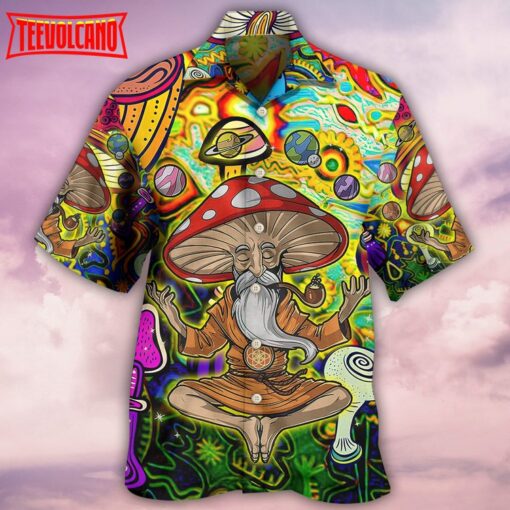 Hippie Mushroom Witch Hawaiian Shirt