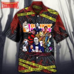 Horror Movie Characters Hawaiian Shirt