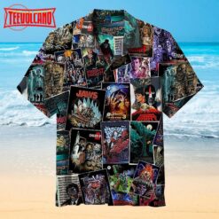 Horror Movie Characters Hawaiian Shirt