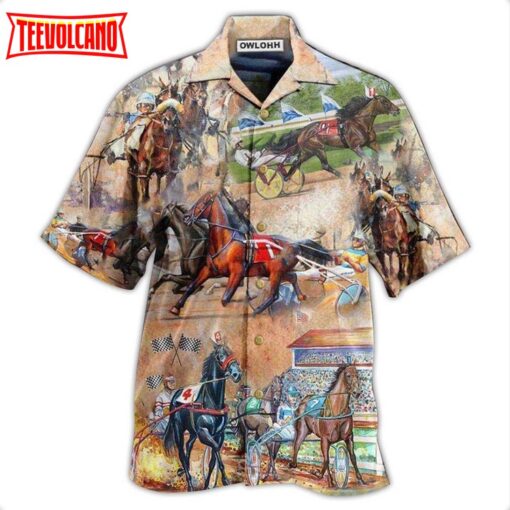 Horse Harness Racing Passion Hawaiian Shirt