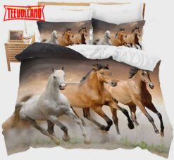 Horse Running Bedding Set Bed Sheets Duvet Cover Bedding Sets