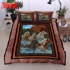 Horses Vintage Bed Sheets Duvet Cover Bedding Sets