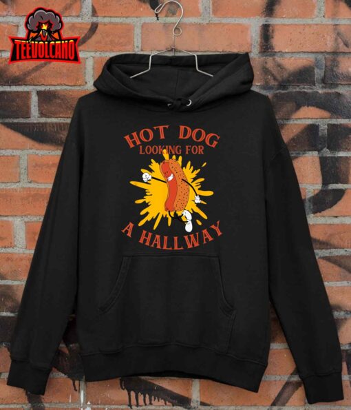 Hot Dog Looking For A Hallway Apparel T-Shirt