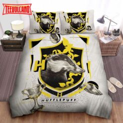 House Hufflepuff Symbol Illustration Duvet Cover Bedding Sets