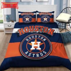 Houston Astros Duvet Cover Bedding Sets V2