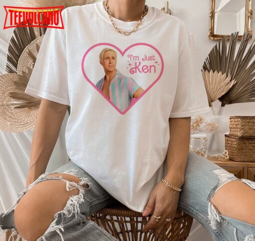 I am Just Ken Enough Shirt, He’s Just Ken and Barbie Heart Shirt