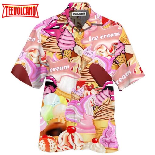 Ice Cream Color Style Hawaiian Shirt