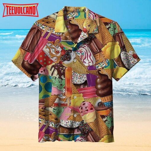 Ice Cream Sweets Lovers Hawaiian Shirt