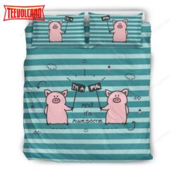 I’M A Pig Bedding Set Beige Duvet Cover Bedding Sets