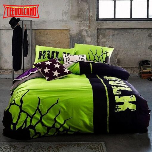 Incredible Hulk Iconic Colors Duvet Cover Bedding Sets