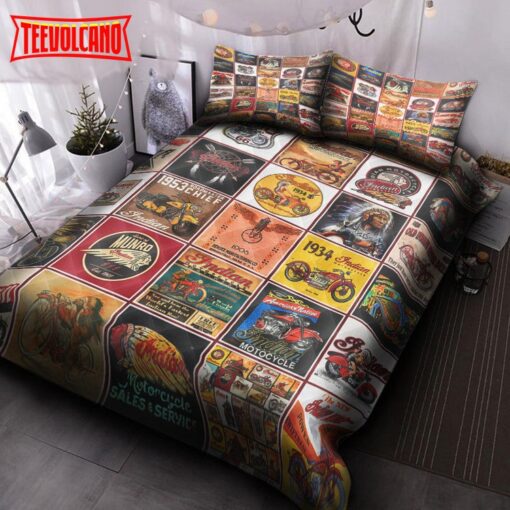 Indian Motorcycle Duvet Cover Bedding Sets