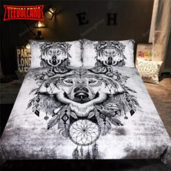 Indian Tribal Wolf Dreamcatcher Duvet Cover Bedding Sets